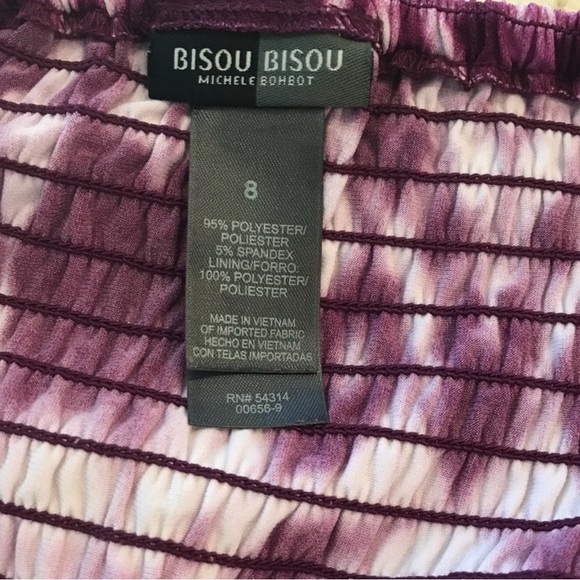 Purple Tie-Dye Maxi Dress - Picture 4 of 5